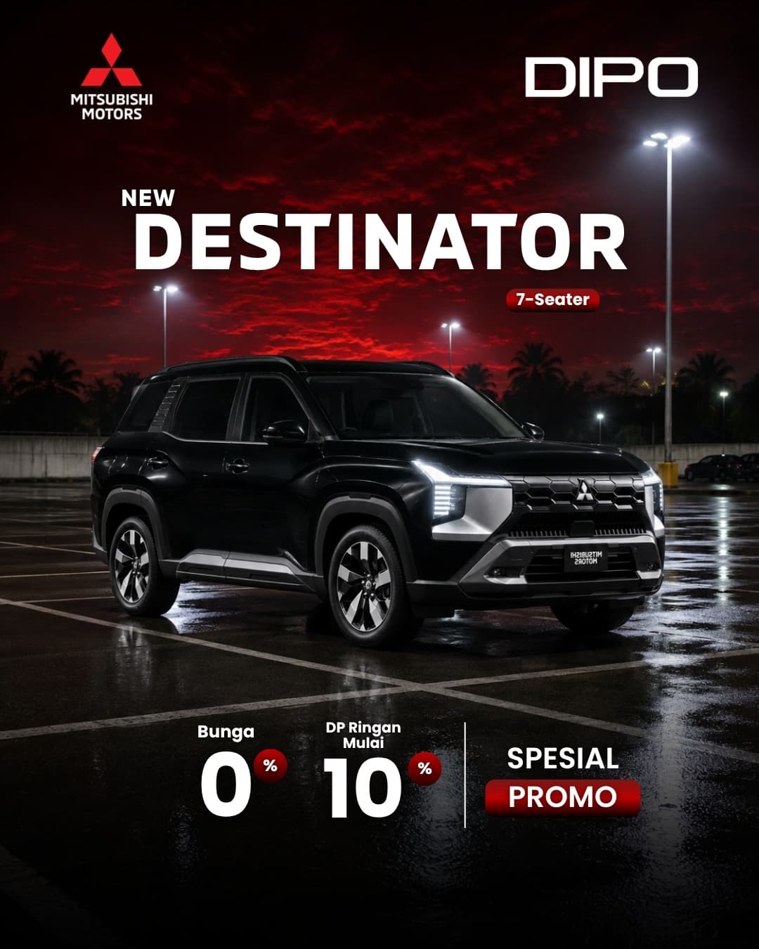 Promo New Destinator dari dealer resmi Mitsubishi DIPO