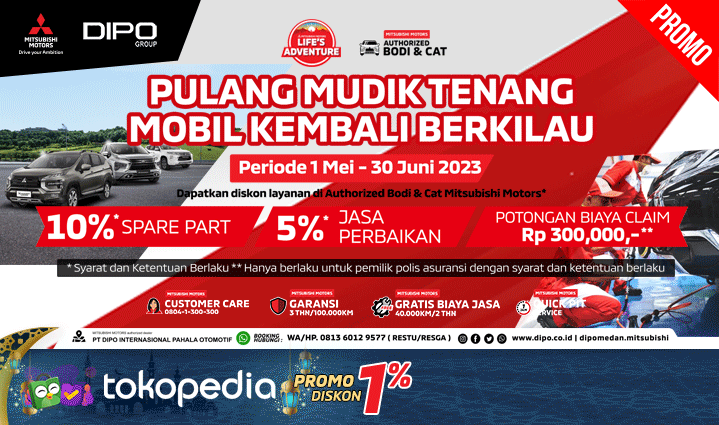 PROMO BODI CAT MEDAN PRIODE MEI - JUNI 2023